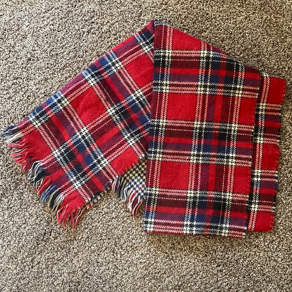 Plaid Blanket Scarf